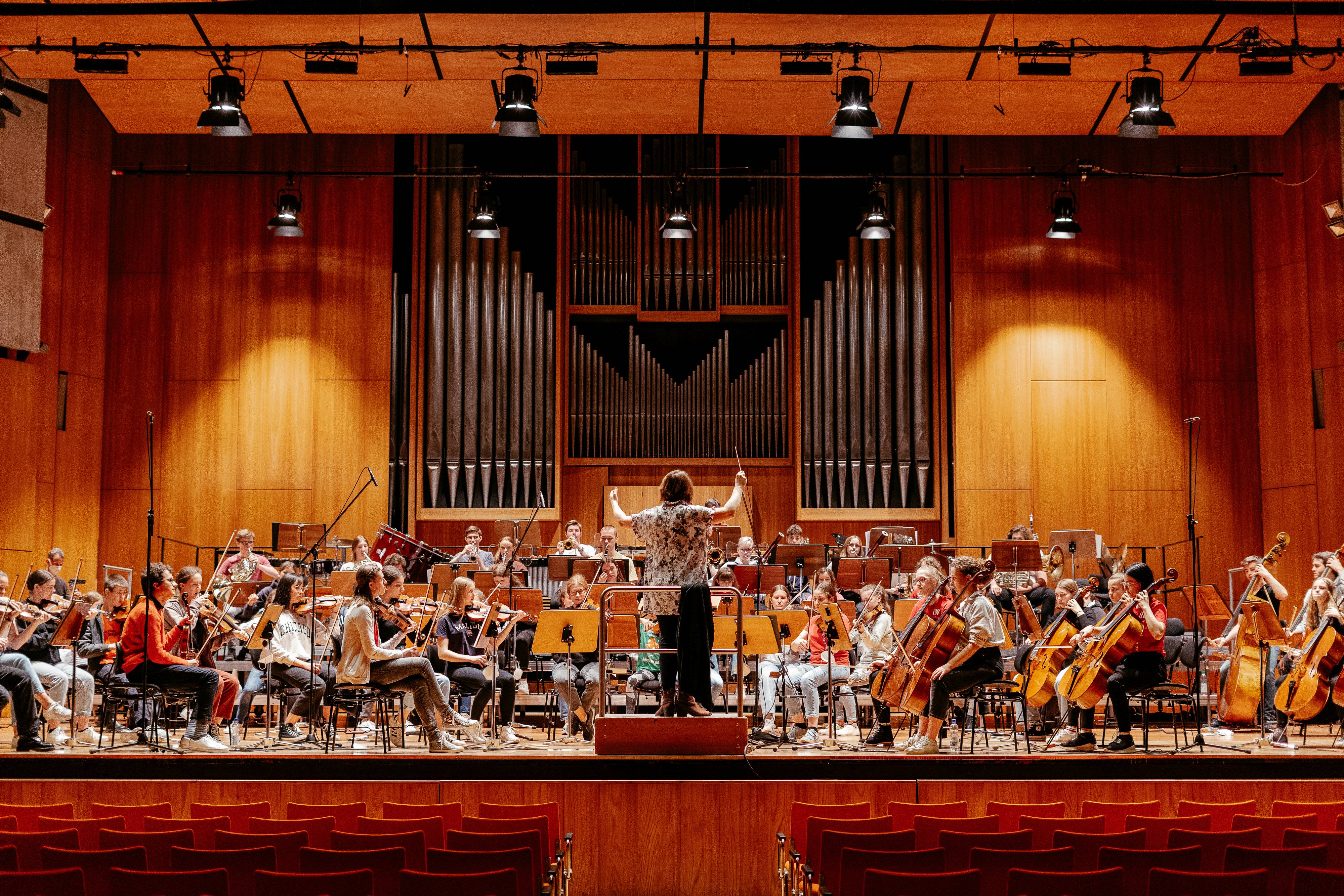 70 Jahre Bezirk Schwaben: Parallel zu diesem Jubiläum startet das schwäbische Jugendsinfonieorchester heuer in seine 100. Konzertphase. - Foto: Michael Richter