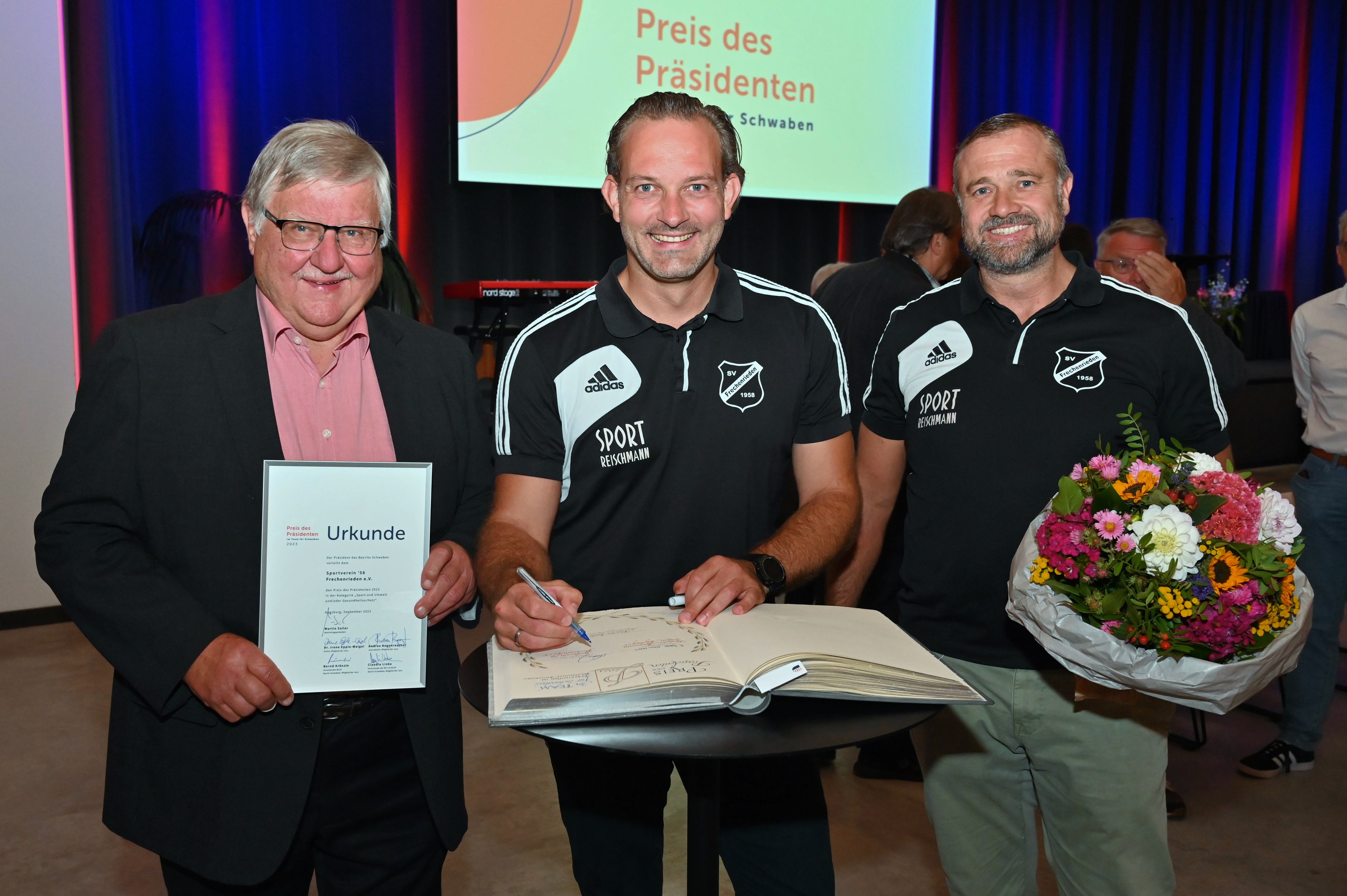 Preisverleihung Preis des Präsidenten 2023: Sportverein '58 Frechenrieden e.V.