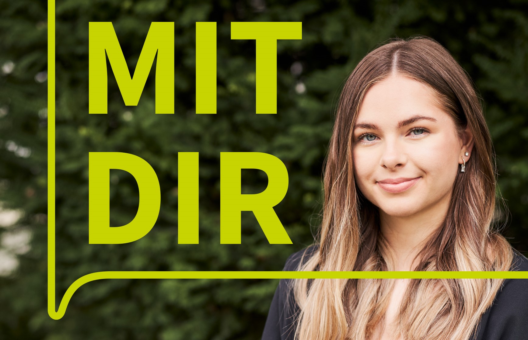 Headerbild Kampagne "MIT DIR" Startseite