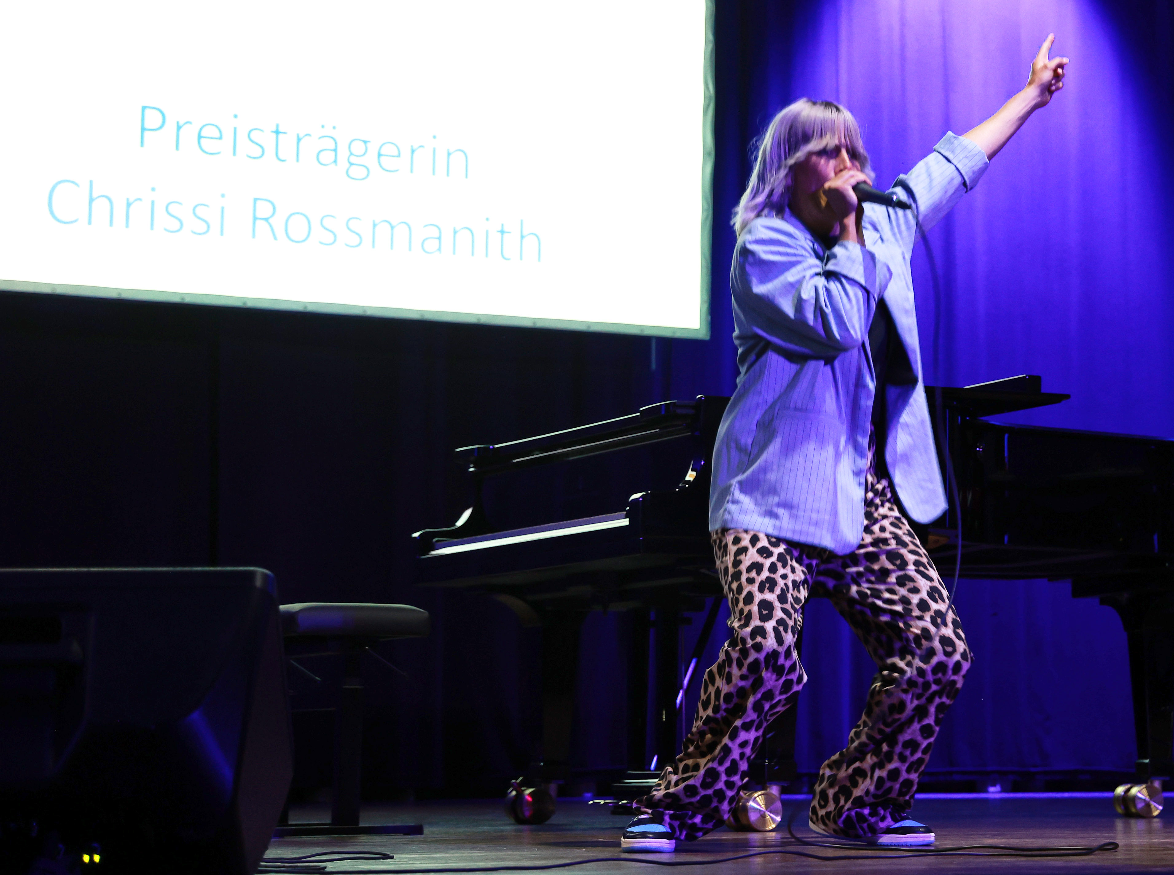 Musikförderpreis 2023 Preisverleihung: Preisträgerin Chrissi Rossmanith