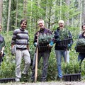 Wald-Pflanz- und Aufforstungstag am 30.09.2023 in Betzigau - Foto: Andrea Gaspar-Klein