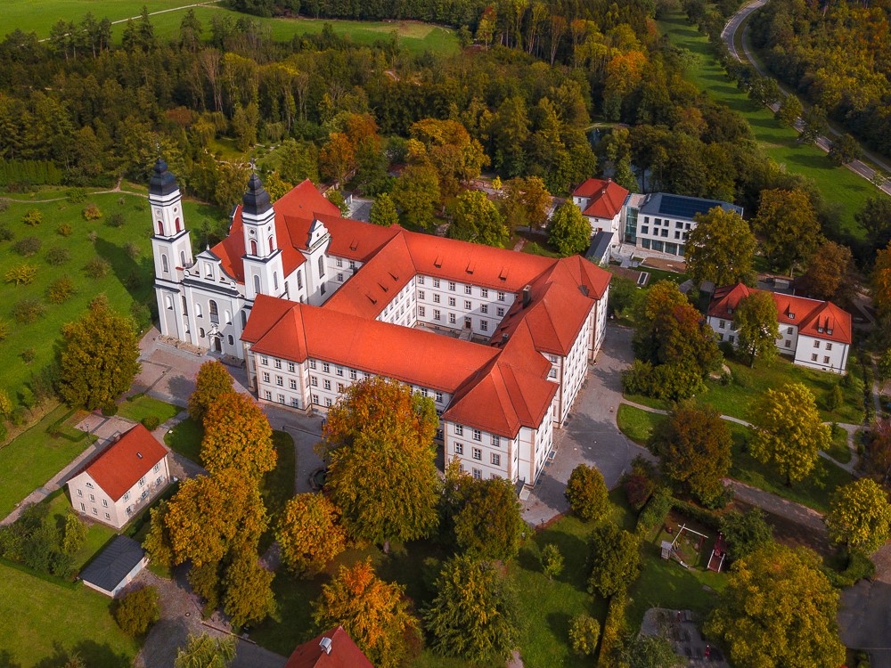 Luftbild Kloster Irsee - Foto: Martin Zurek