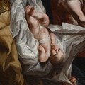 Das restaurierte Gemälde „Anbetung der Hirten“ aus Kloster Irsee (Detail) - Foto: Dorothea Preyss