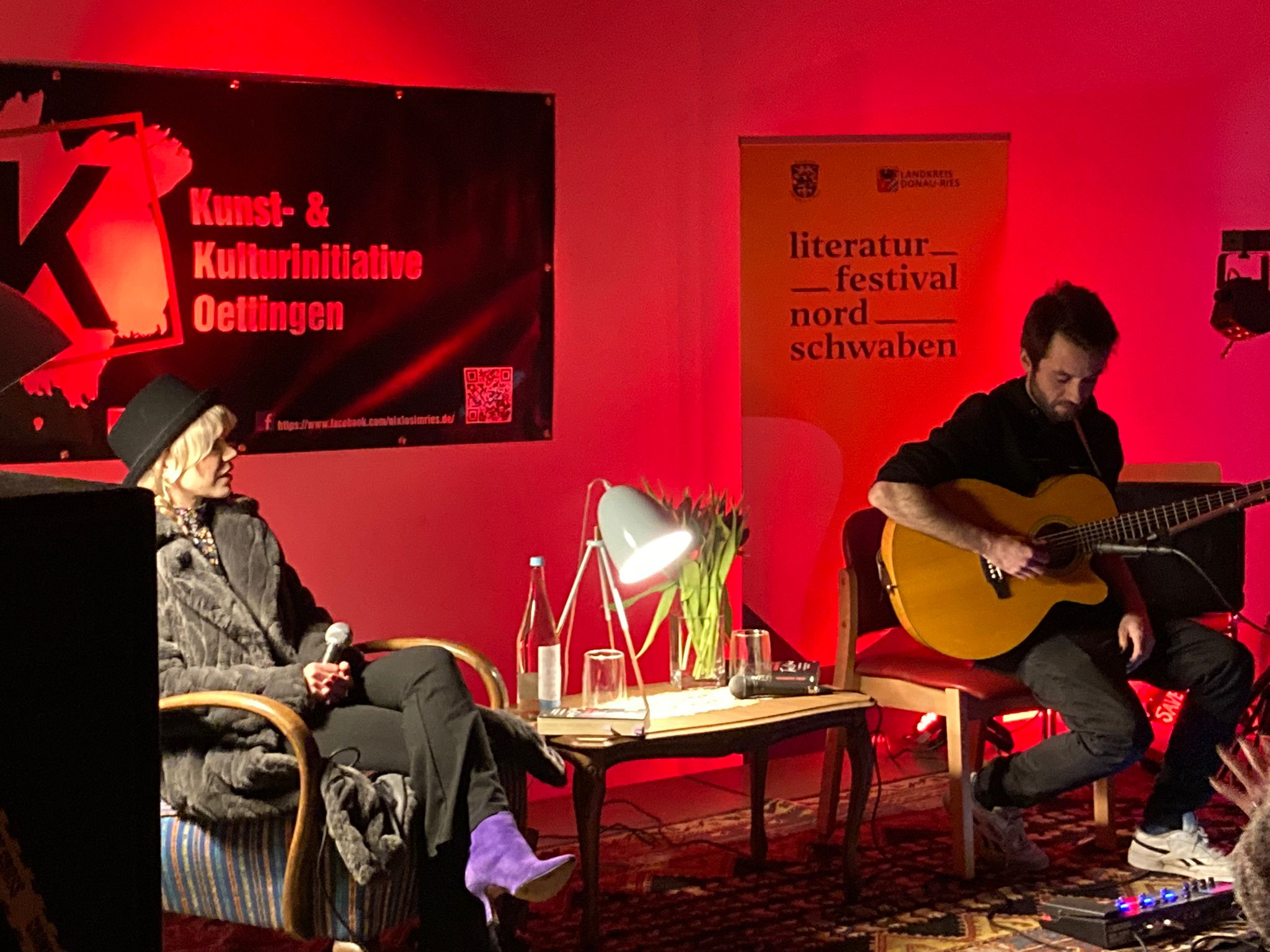 Romy Hausmann und Matze Semmler Foto: Kunst- und Kulturinitiative Oettingen