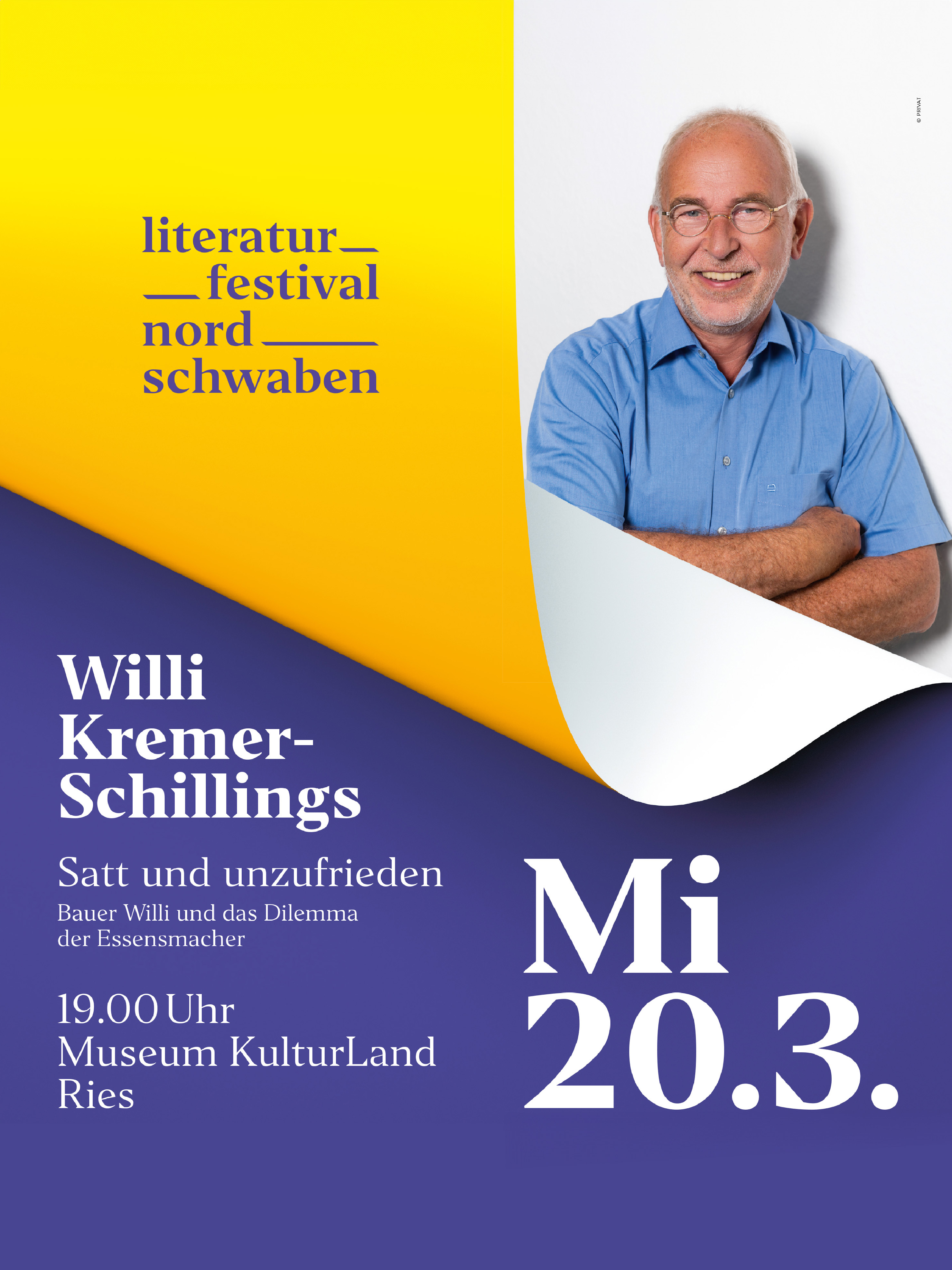  Lesung im Museum KulturLand Ries im Rahmen des Nordschwäbischen Literaturfestivals