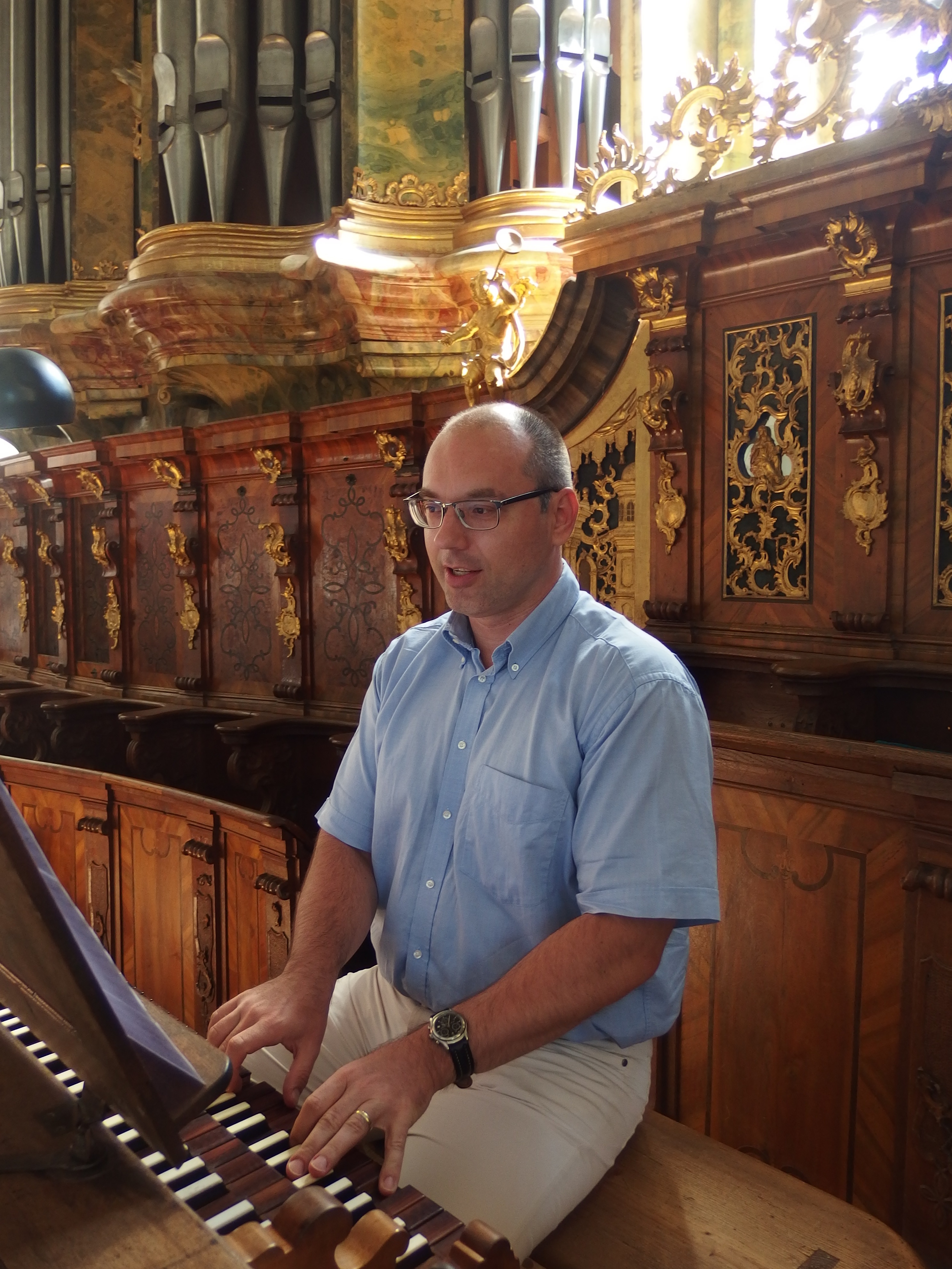 Tobias Lindner spielt Frescobaldi, Hassler und Haydn an der Irseer Orgel