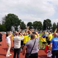 Der Wanderpokal ging dieses Jahr an die Sieger aus dem ukrainischen Tscherniwzi. - Katharina Haberkorn, Bezirk Schwaben
