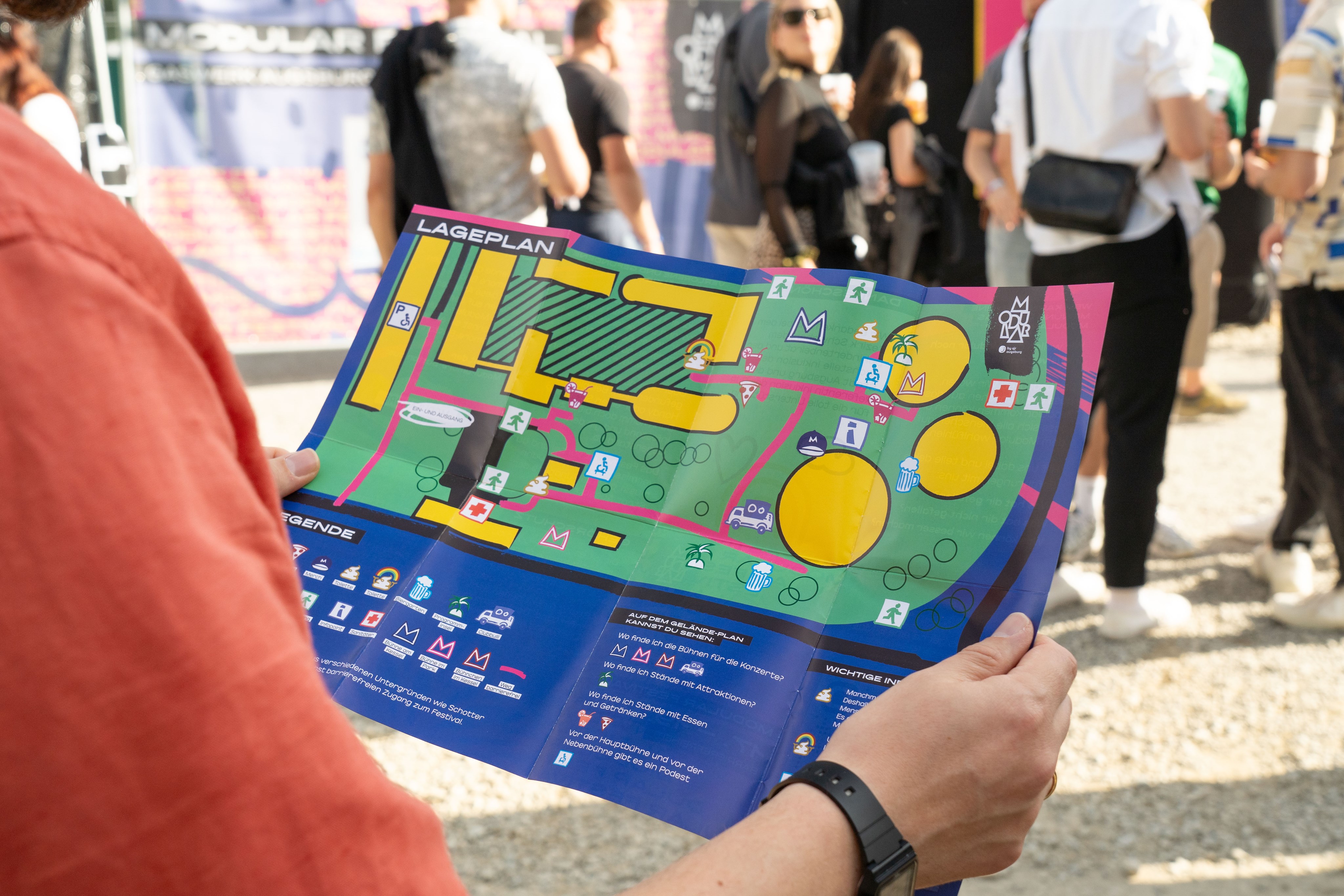 Lageplan des Modular Festival