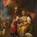 Historisches Gemälde "Maria lernt Lesen" - Foto: Dorothea Preyss, Bildwerk Restaurierung