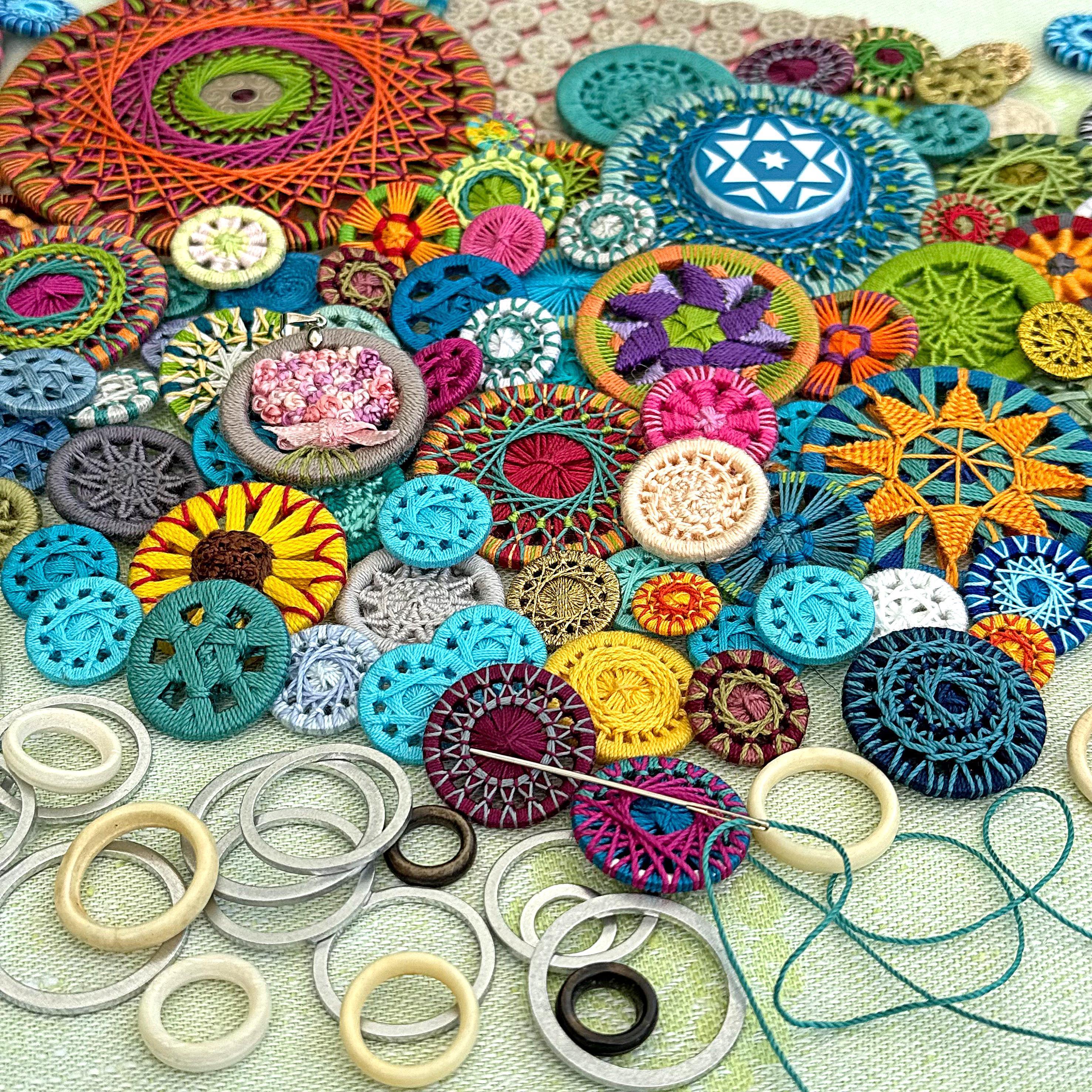 Zwirnknopf trifft Dorset Button | Knöpfe auf Ringen in allen Varianten