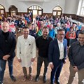 Prof. Ralph König, Prof. Michael Ertl , Timo Müller, Dr. Jens Engelke und Dr. Michael Braun (von links) - Foto: Georg Schalk, Bezirkskliniken Schwaben