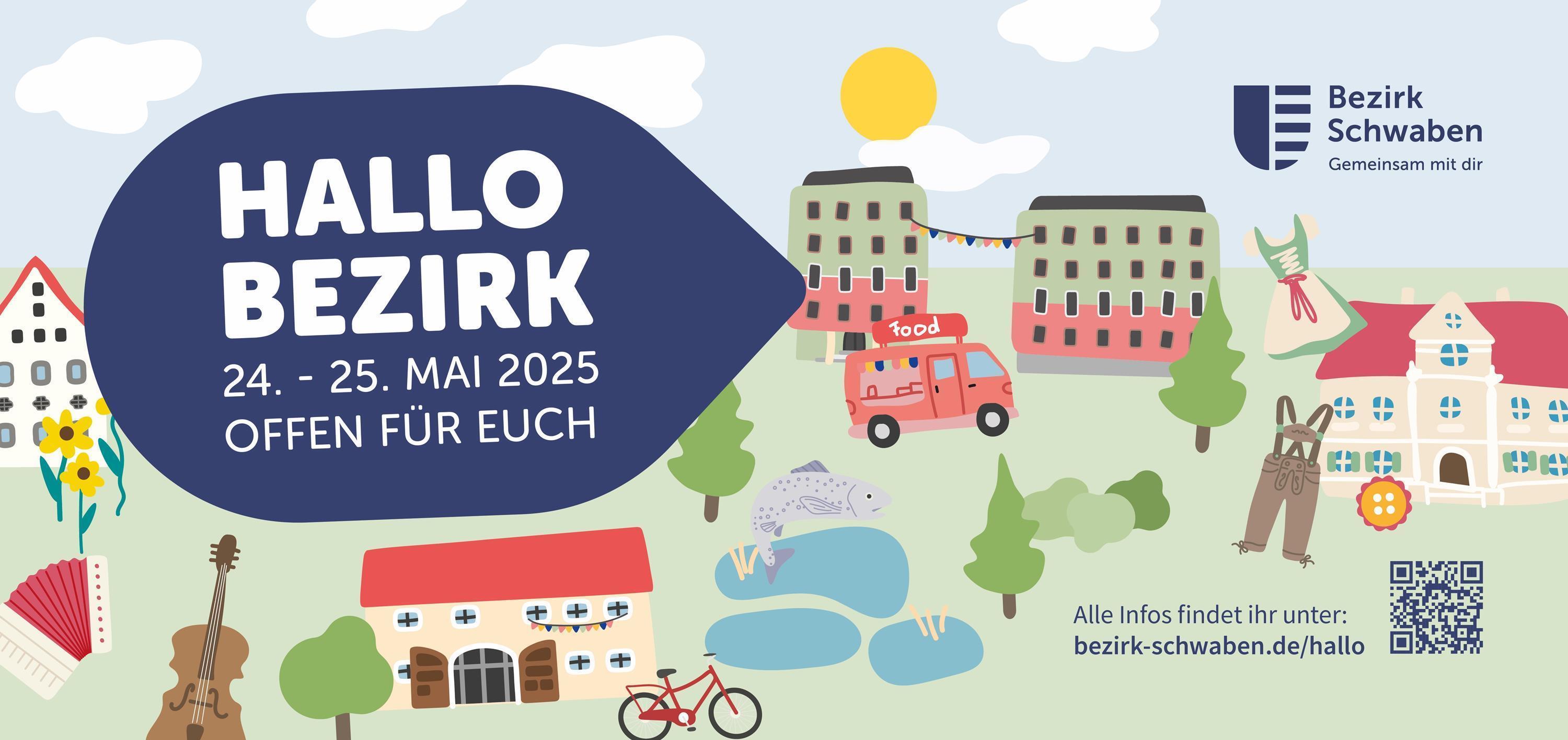 Am 24. und 25. Mai öffnet der Bezirk Schwaben seine Türen. (Querformat) Bildnachweis: Bezirk Schwaben