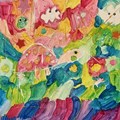 Buntes Bild mit Schildkröte Buntes Bild mit Schildkröte