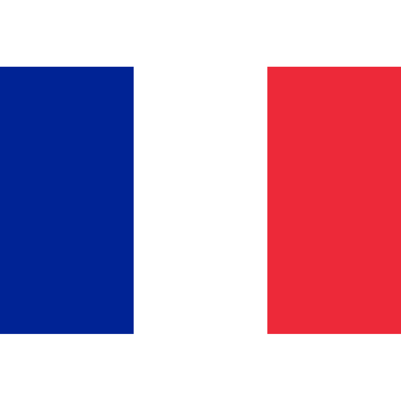 Frankreich-Flagge Leider haben wir keinen Alternativtext zu diesem Bild, aber wir arbeiten daran.