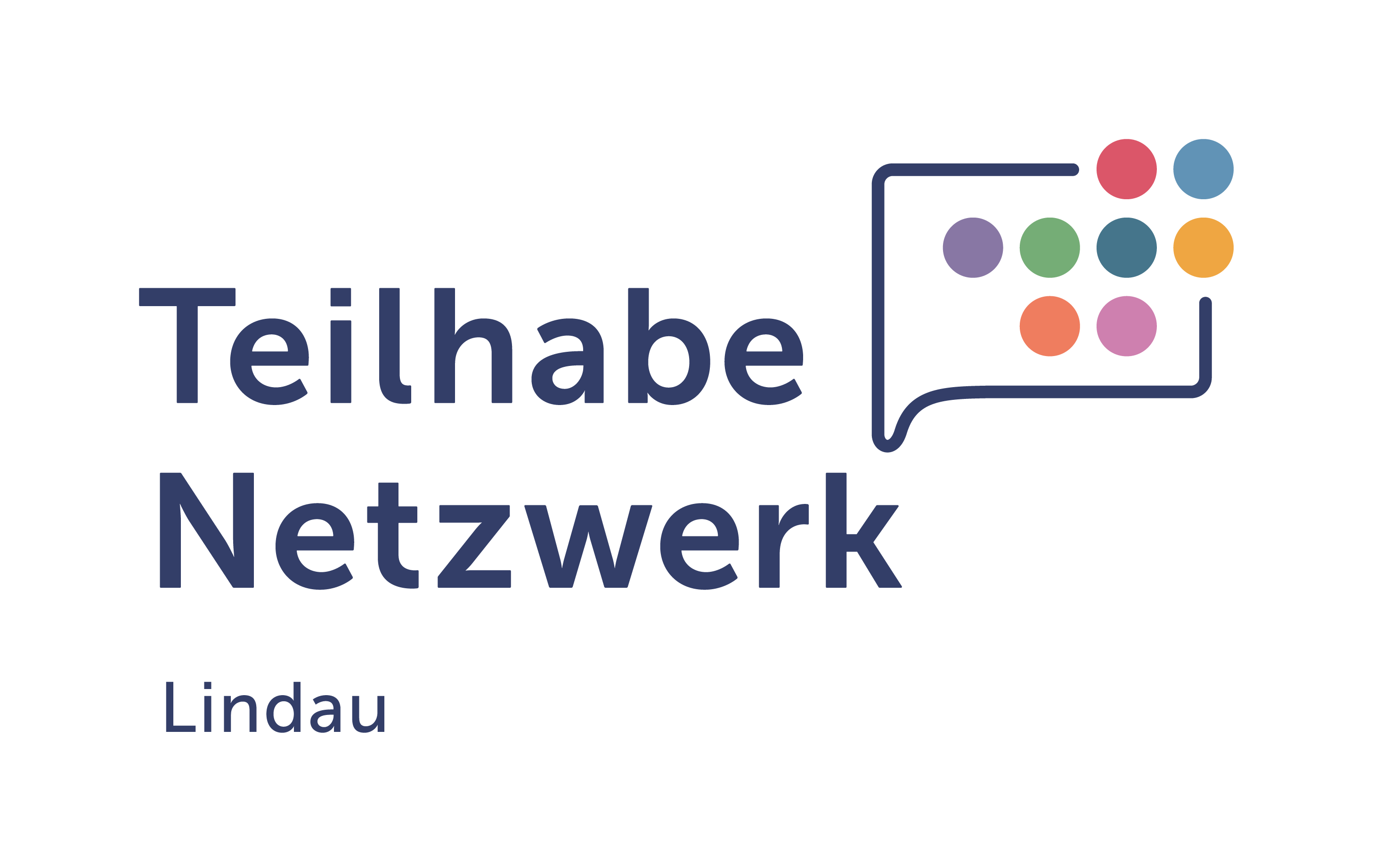Logo Teilhabe Netzwerk LINDAU Farbig RGB Logo Teilhabe Netzwerk LINDAU Farbig RGB