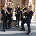 Das Blechbläserquintett brasspur tritt im Kloster Thierhaupten auf - Foto: brasspur
