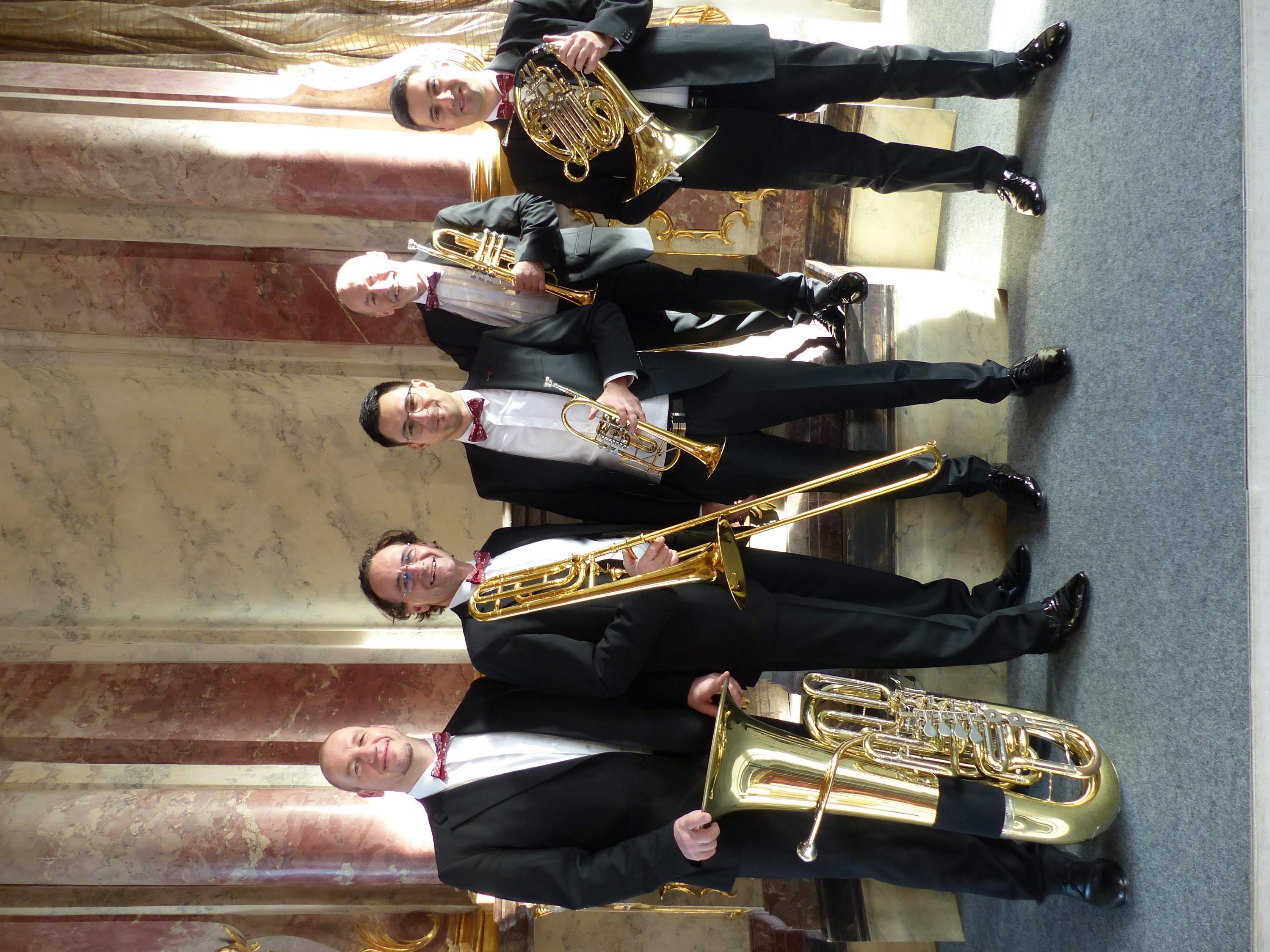 Das Blechbläserquintett brasspur tritt im Kloster Thierhaupten auf (3) - Foto: brasspur