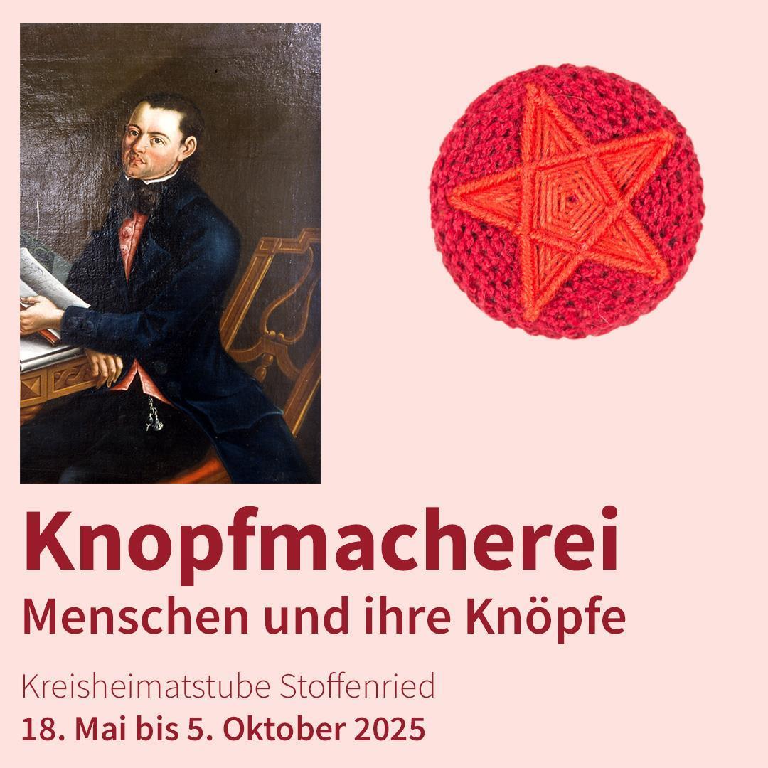 Eröffnung der Ausstellung zur Knopfmacherei in der Kreisheimatstube Stoffenried