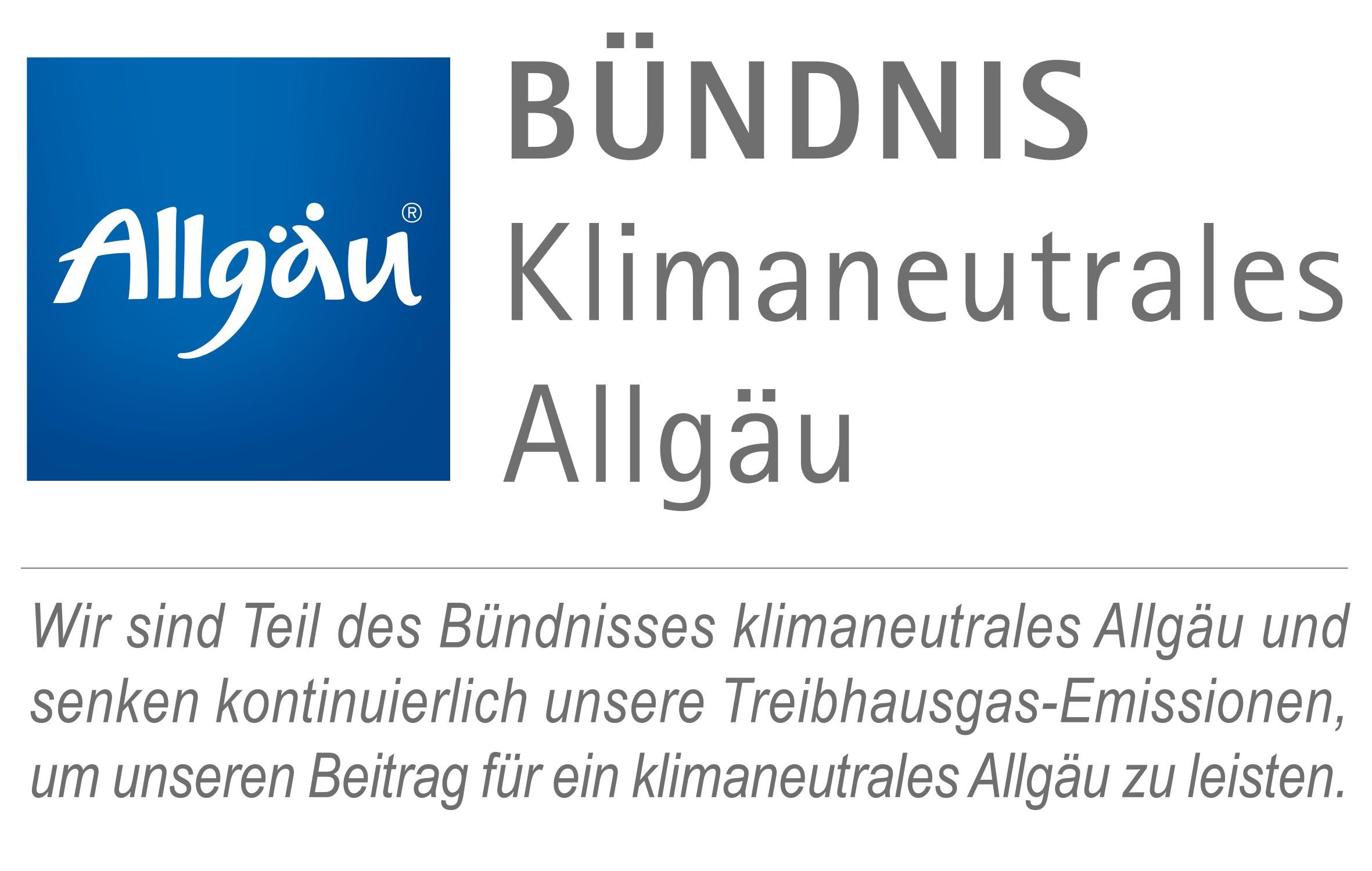 Logo Bündnis klimaneutrales Allgäu