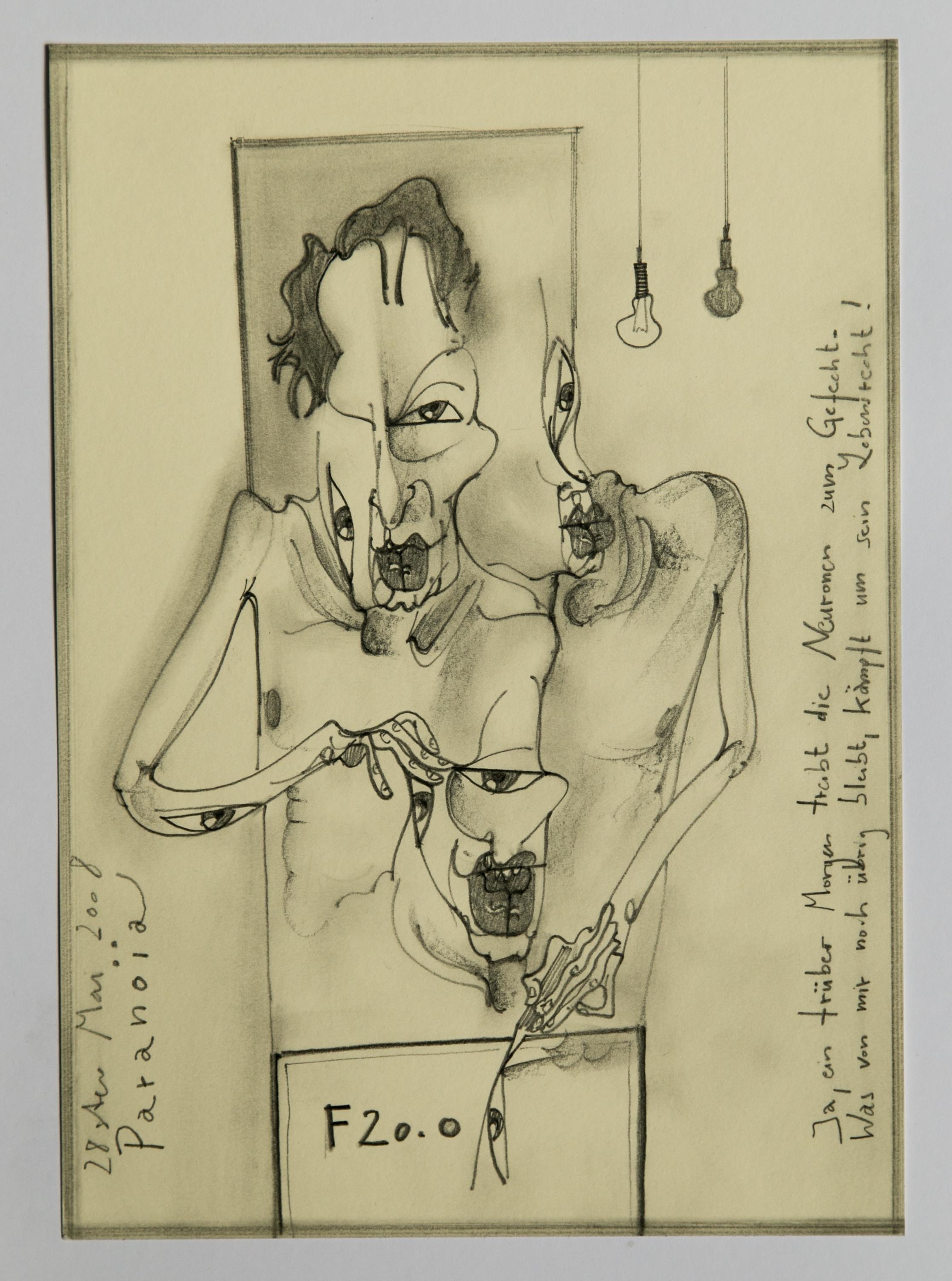 Ausstellung mit Zeichnungen eines Psychiatrie-Erfahrenen (3) - Foto: Karsten Kirschke