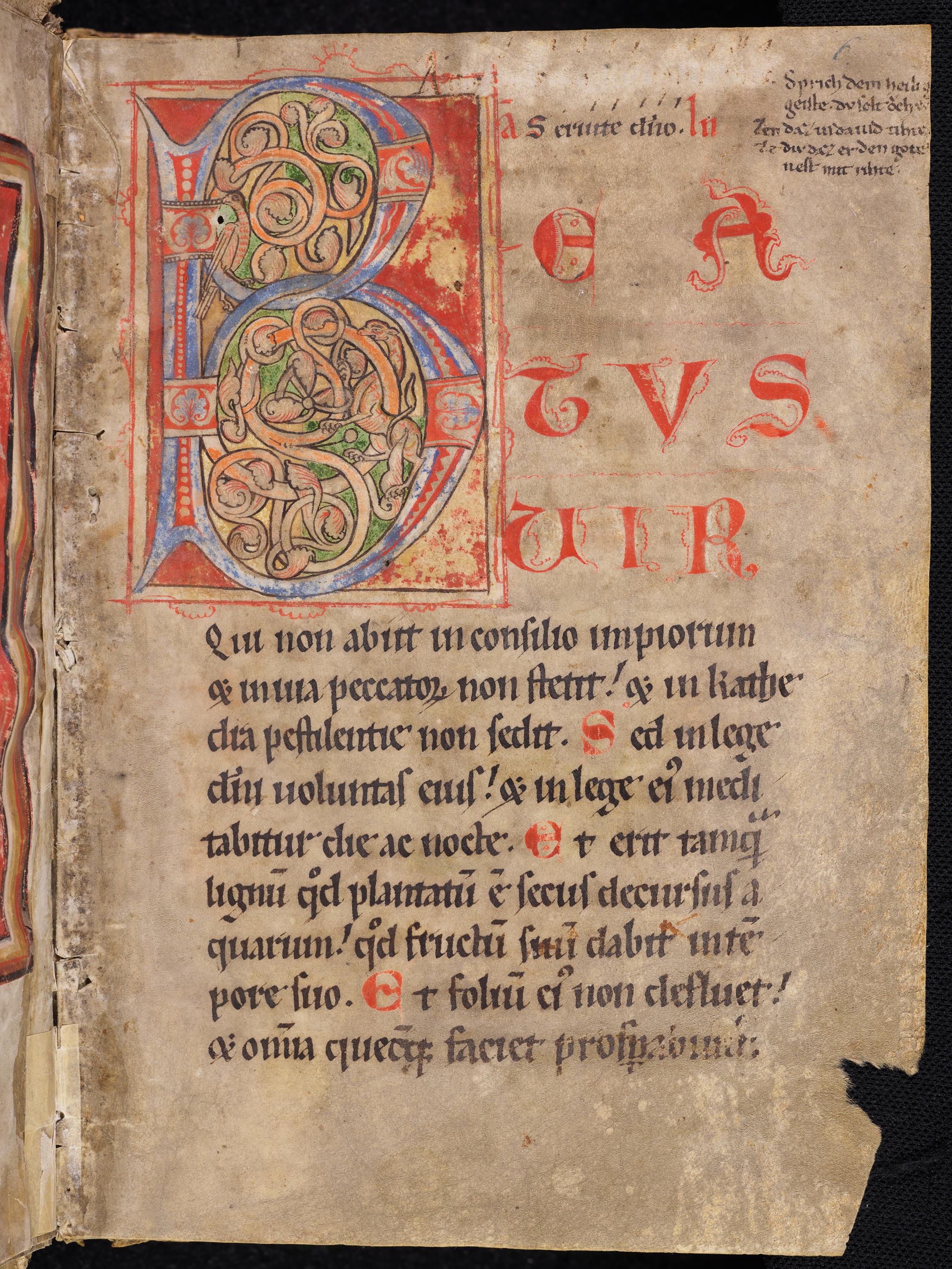Schwäbisches Bildungszentrum Irsee: Der Irseer Psalter in der Staats- und Stadtbibliothek Augsburg.Ein Andachtsbuch des frühen 13. Jahrhunderts