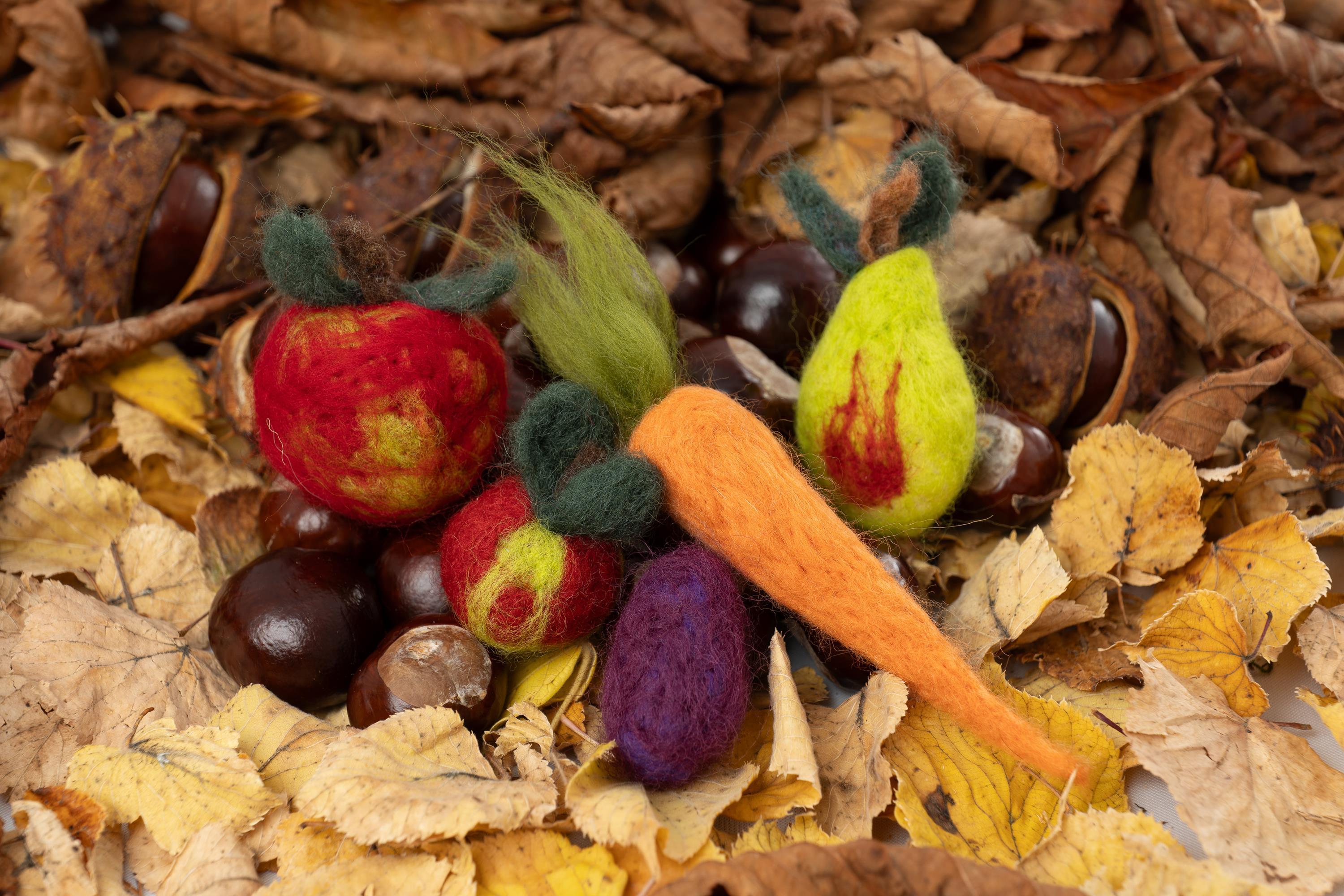 Ferienprogramm | Übern Ladentisch: Obst und Gemüse filzen