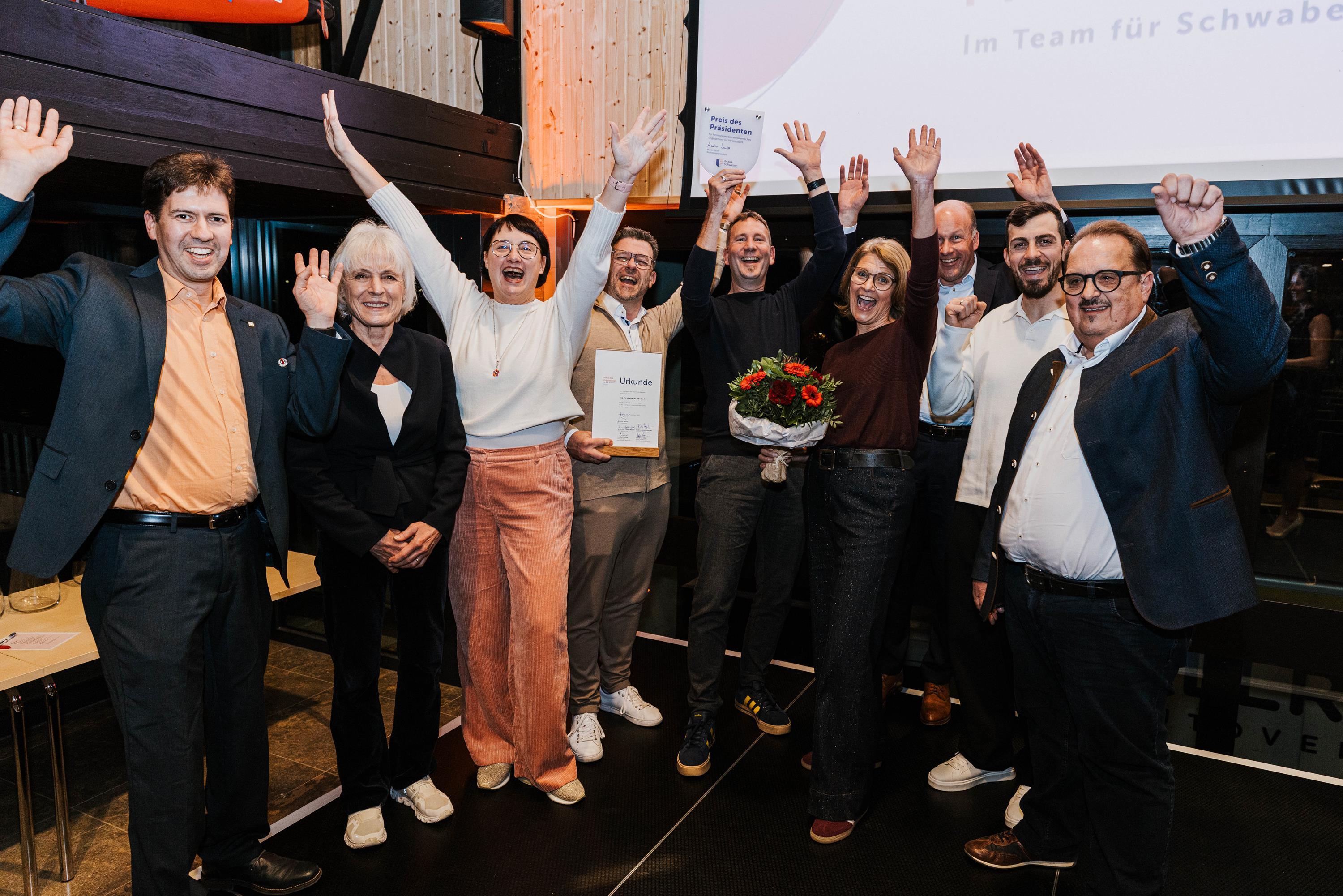 Preis des Präsidenten: Drei Sportvereine ausgezeichnet