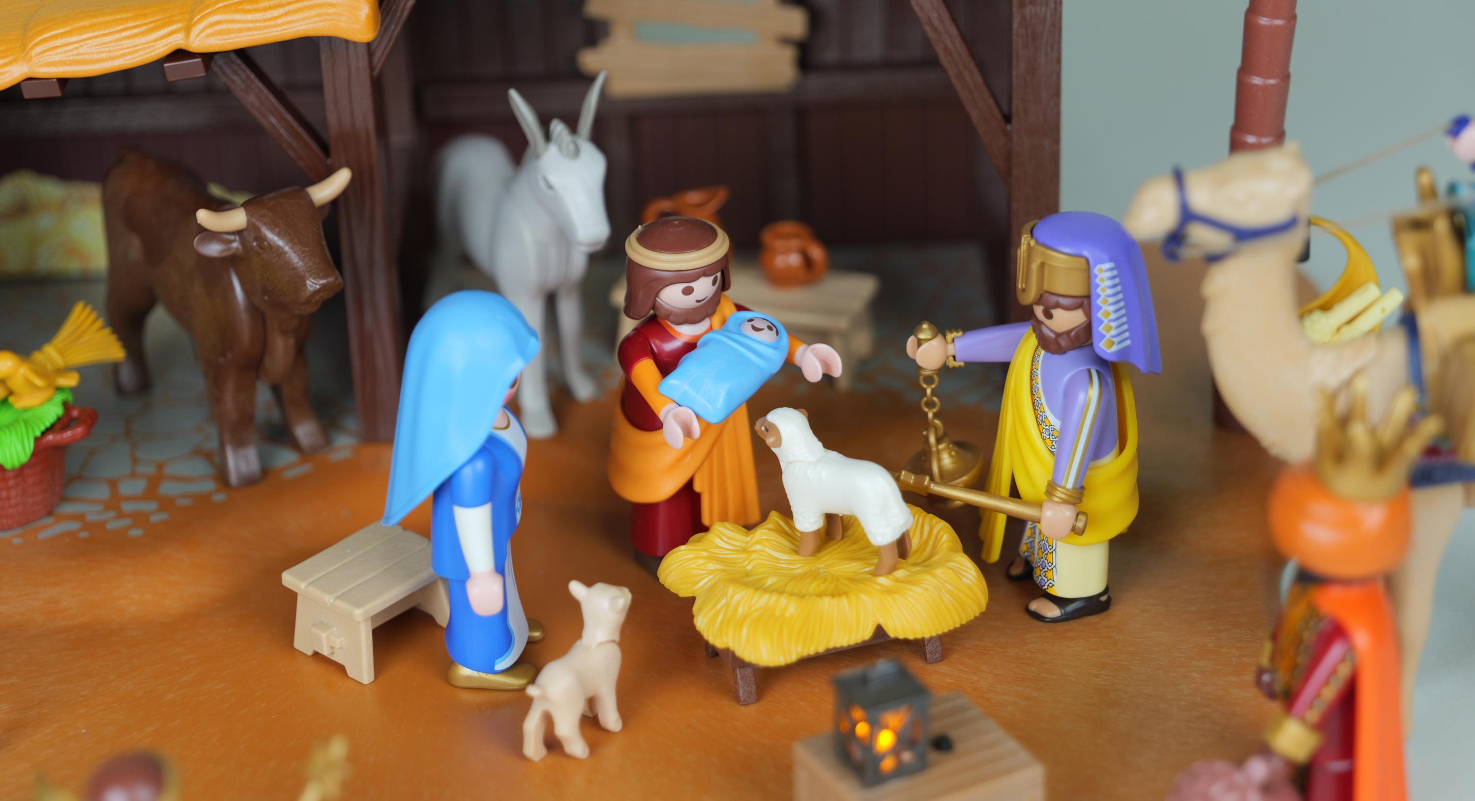 Bunte Krippenfiguren von Playmobil