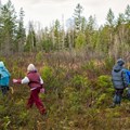 Die Viertklässler der Königsegg-Grundschule pflegen jedes Jahr eine Fläche im Schlettermoos, um das wertvolle Hochmoor vor Verbuschung zu schützen und seinen Lebensraum zu erhalten. - Foto: Theresa Hilber