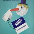 Auch die Werbung kam ohne Schneemann nicht aus.