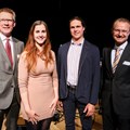 Ehemalige Auszubildende aus Kloster Irsee; (von links nach rechts: Dr. Stefan Raueiser, Lisa Zeiselmair, Stefan Vajs, Markus Spies)
