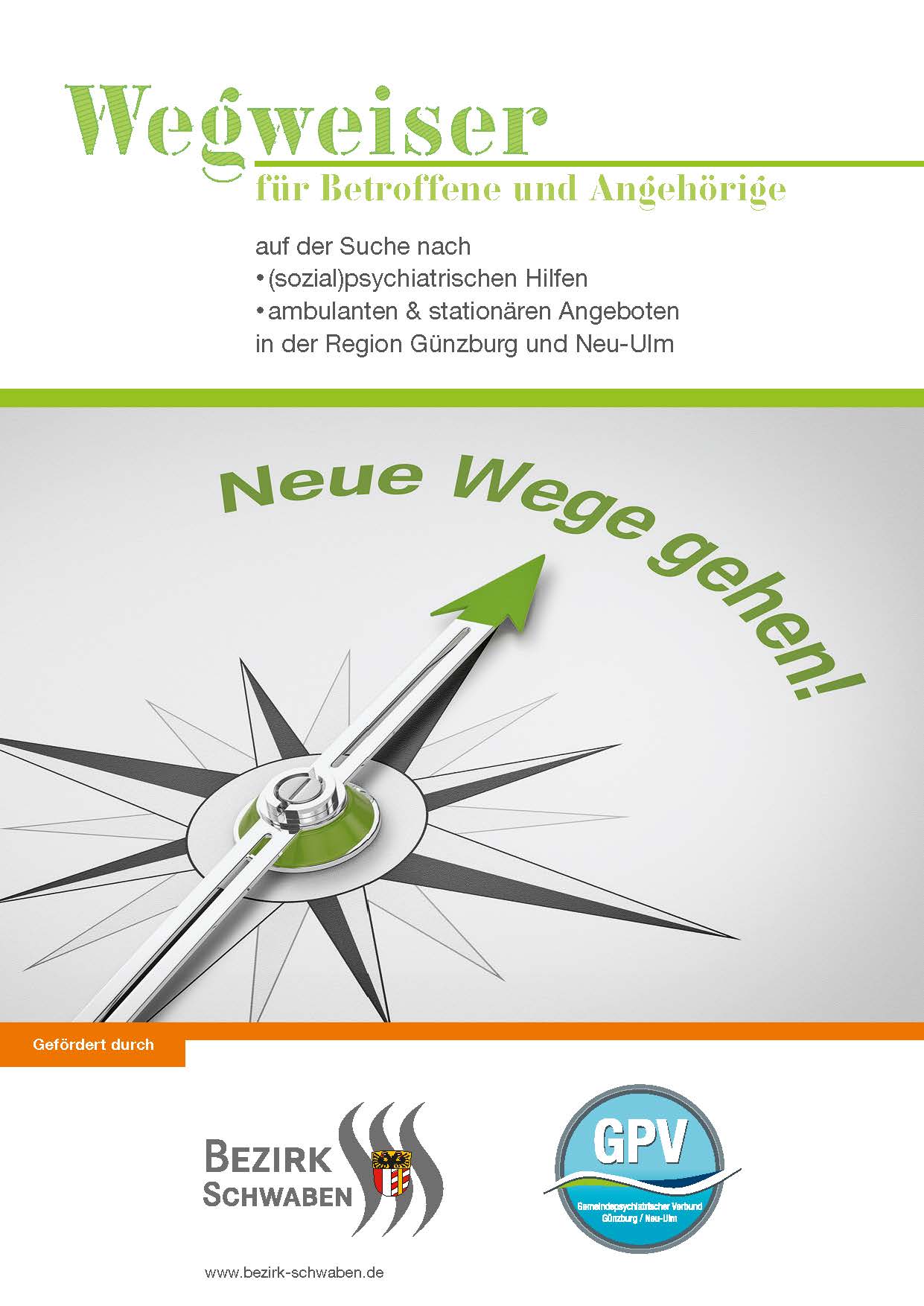 Der erste Wegweiser für Menschen mit psychischen Problemen für die Landkreise Günzburg und Neu-Ulm