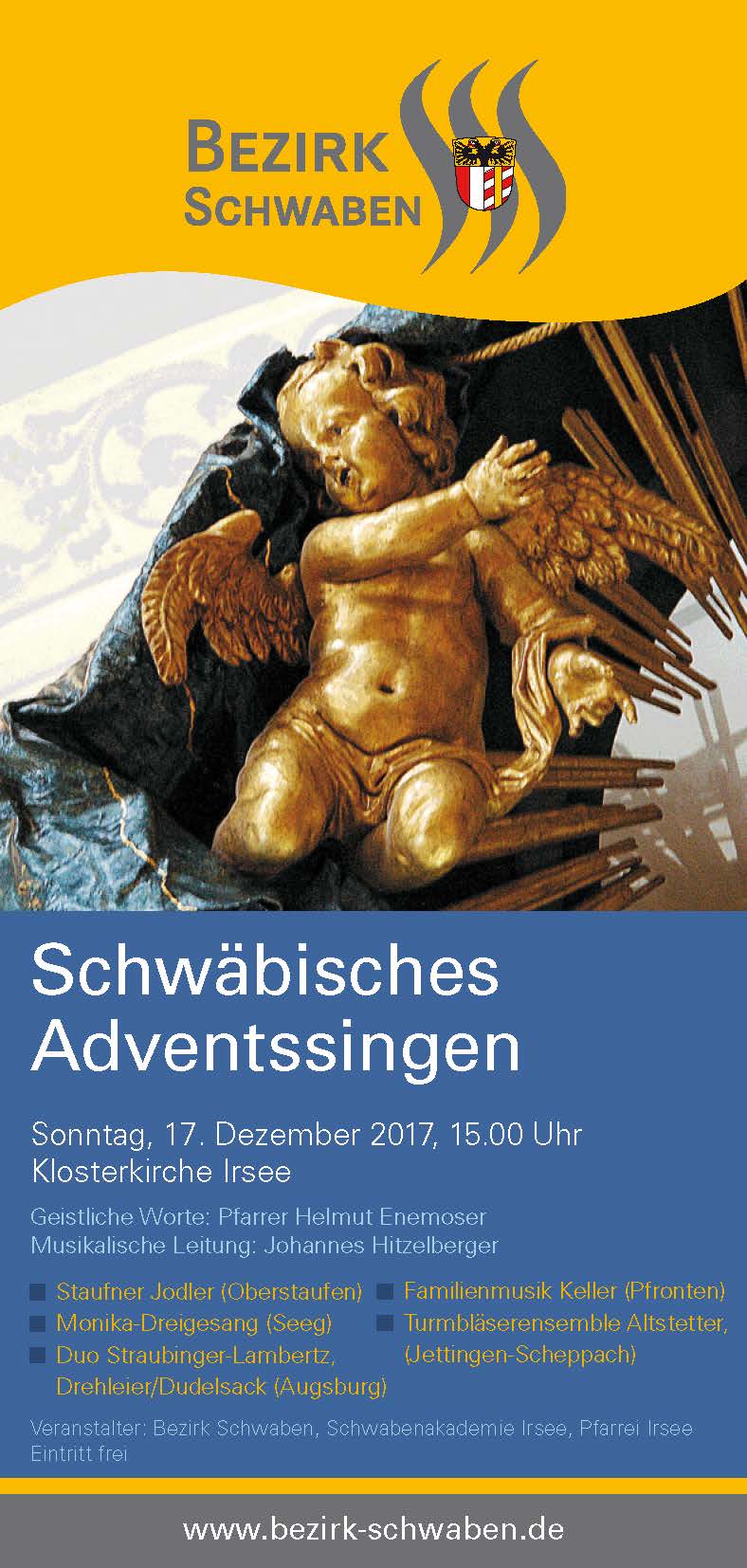 Schwäbisches Adventssingen in der Klosterkirche Irsee