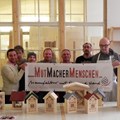 Die "MutMacherMenschen" stellen am Stand des Bezirks auf der afa 2018 ihre Produkte aus.