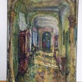 Angelika Böhm-Silberhorn, Herbstliche Lichtreflexe, 2017, Öl auf Leinwand