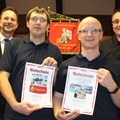 Bei der Dienstversammlung der Werkfeuerwehr des Bezirkskrankenhauses Günzburg wurden langjährige aktive Mitglieder geehrt.