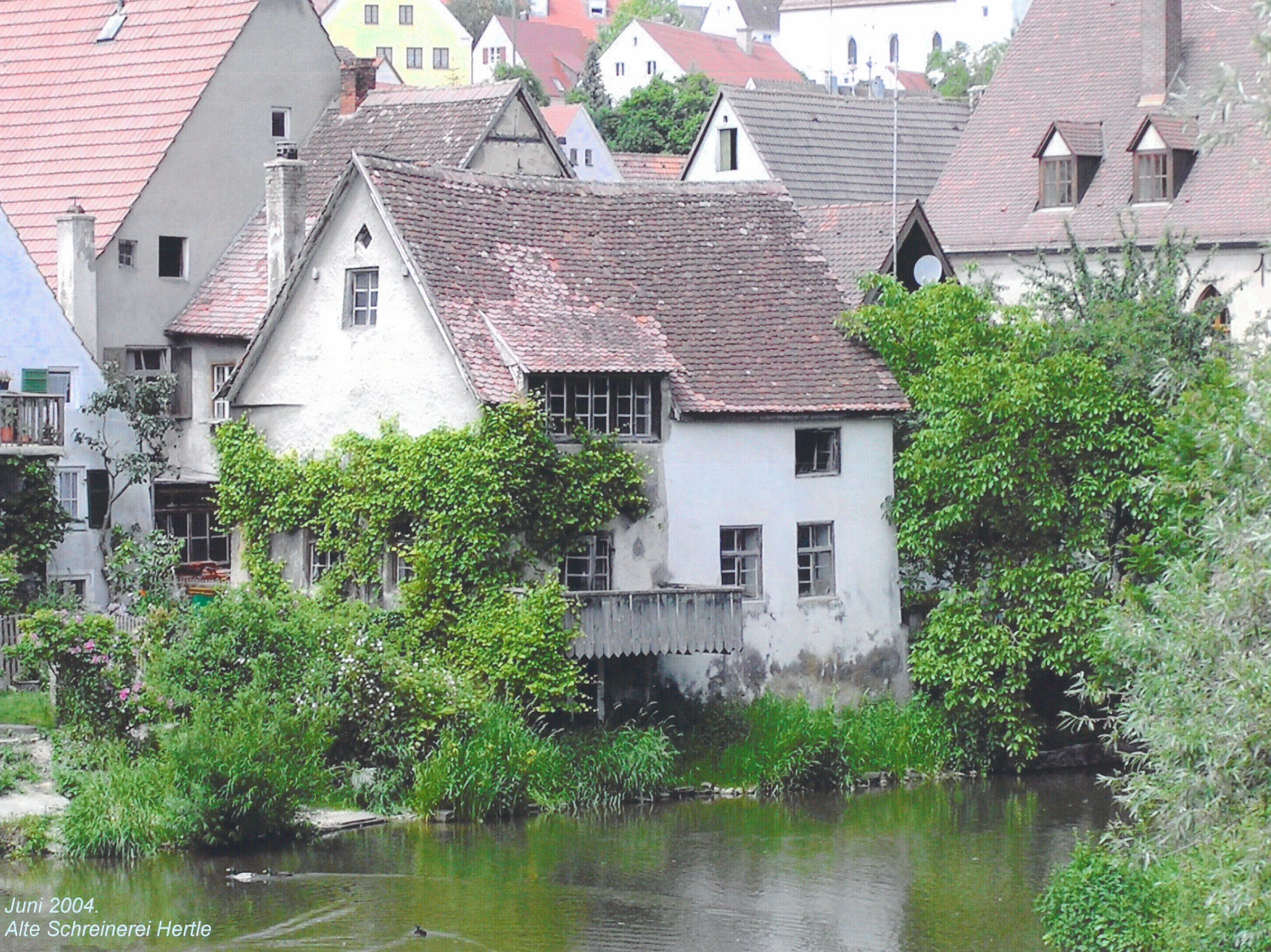 Harburg, Denkmalpreis 2017, Egelseestraße 4, rückseitig zur Wörnitz, vor der Sanierung