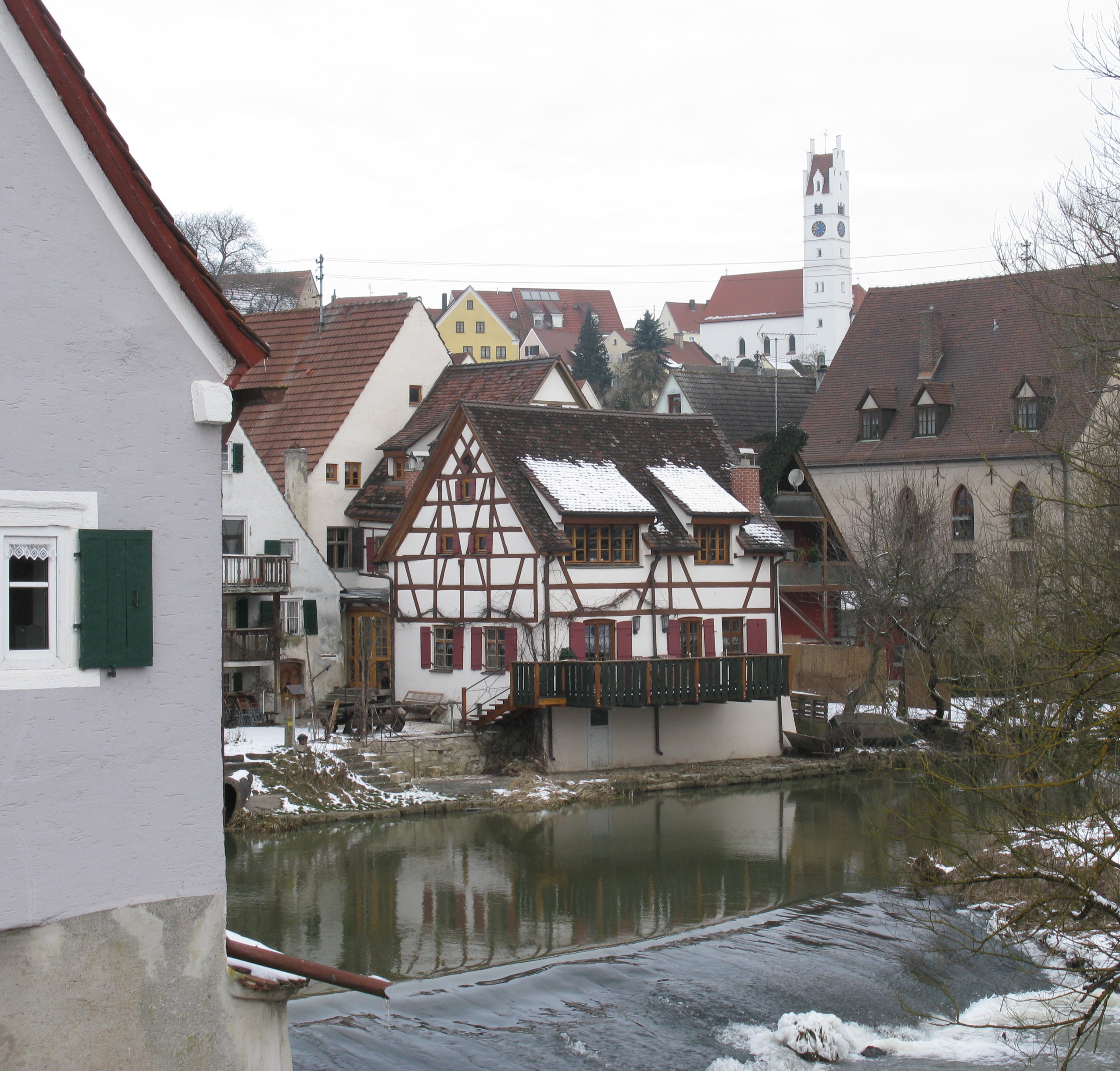 Harburg, Denkmalpreis 2017, Egelseestraße 4, rückseitig zur Wörnitz, saniert