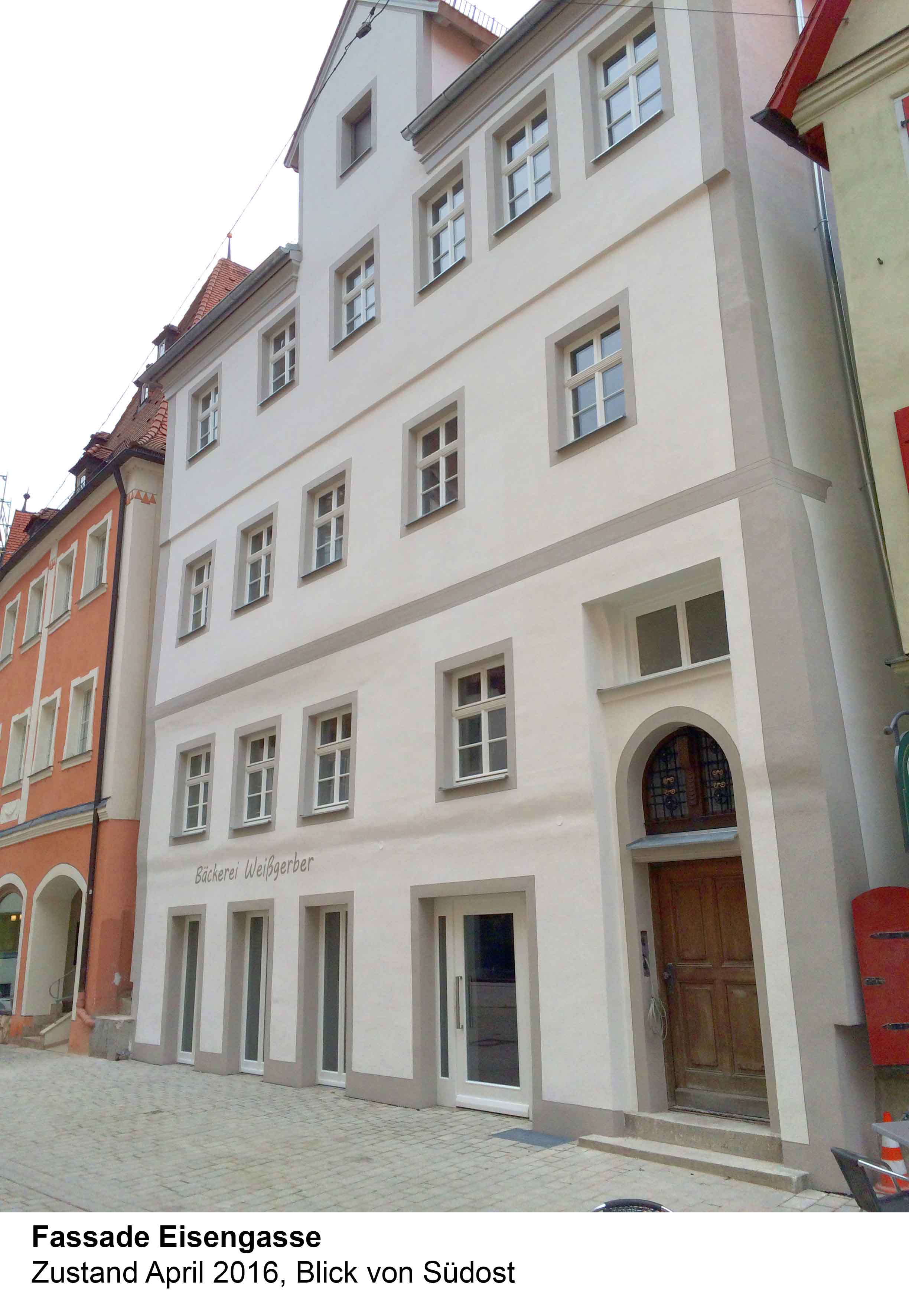 Nördlingen, Eisengasse 3, vordere Fassade saniert