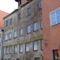 Nördlingen, Hintere Fassade Hafenmarkt, Vorzustand 2014