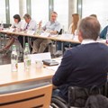 Auch der Behindertenbeauftragte des Bezirks, Volkmar Thumser, beteiligte sich an dem Treffen.