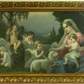 Schlafzimmerbild Engelmadonna