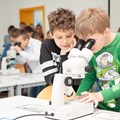 Im neuen Schulungsraum können Schüler und andere Interessierte per Mikroskop die Artenvielfalt der schwäbischen Gewässer hautnah erleben.
