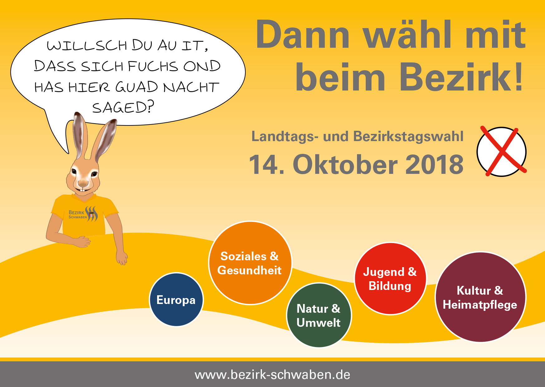 Wahlaufruf von Bezirkstagspräsident Jürgen Reichert