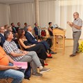 Dr. Florian Straus gab in seiner Festansprache einen Einblick in den Zweck und den gesellschaftlichen Wert der offenen Jugendarbeit.