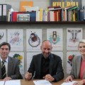 Unterzeichnung der Kooperationsvereinbarung zwischen Schulen und dem Landestheater Schwaben