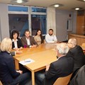 Ort mit Symbolkraft: Die Gemeinschaftsküche der noch im Bau befindlichen Wohnanlage für junge Menschen mit und ohne Behinderung in Augsburg