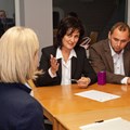 Tetiana Zakrutna stellte die Bedeutung der Zusammenarbeit mit dem Fritz-Felstenstein-Haus für eine inklusive Gesellschaft in der Ukraine heraus.