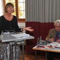 Gerlinde Augustin bei der Abschiedsrede