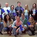 Teilnehmer aus den Gemeinden Diedorf, Ichenhausen, Irsee, Kirchheim, Langerringen, Oy-Mittelberg und Waltenhofen beim Jugendseminar des Europabüros des Bezirks Schwaben in Augsburg.